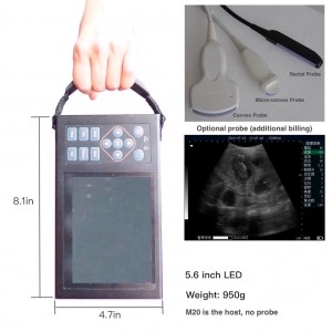 TG0418 Metal shell portable veterinary ultrasound scanner