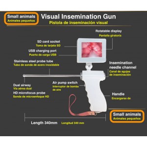 TG0427 Visible insemination gun for small animals